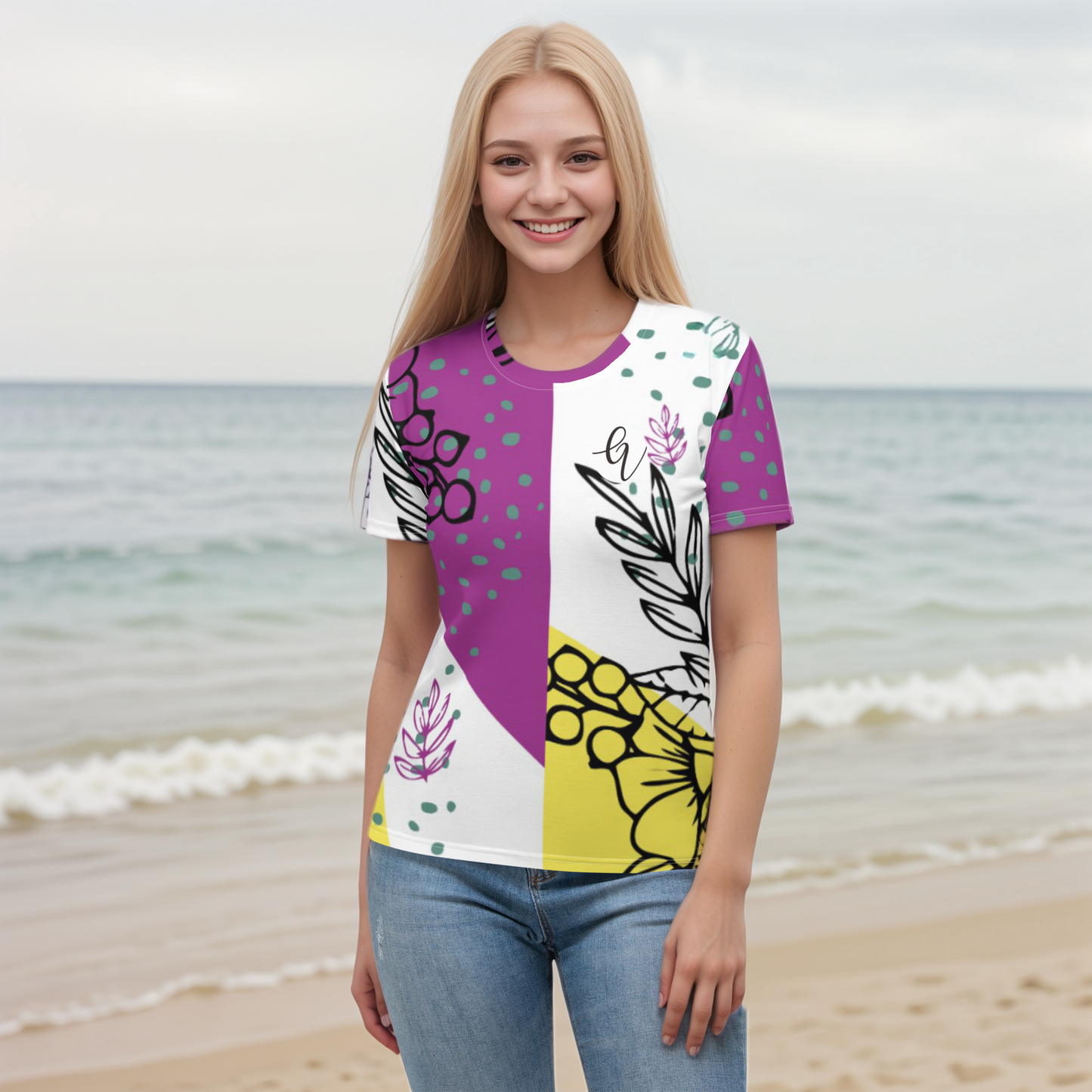 Ditzy Plum T-shirt