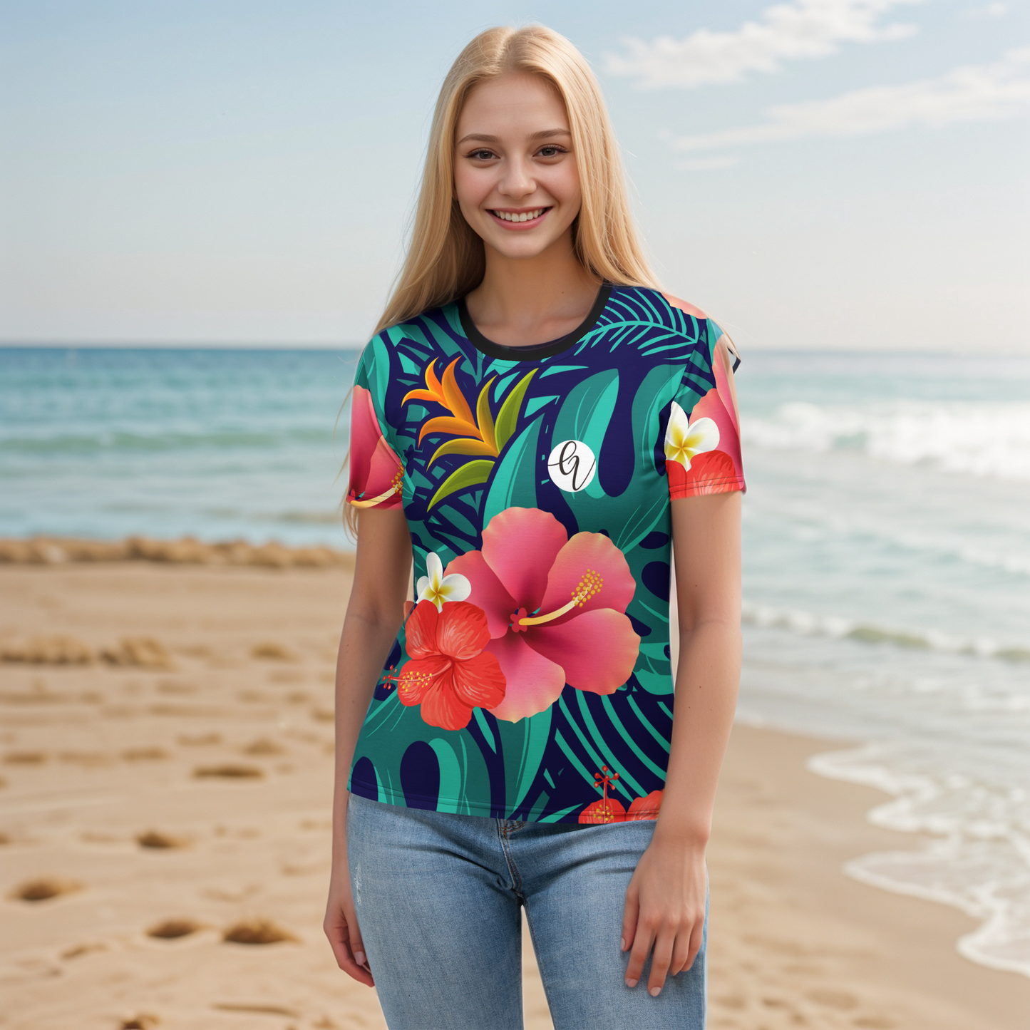 Floral Seamless Pattern T-shirt