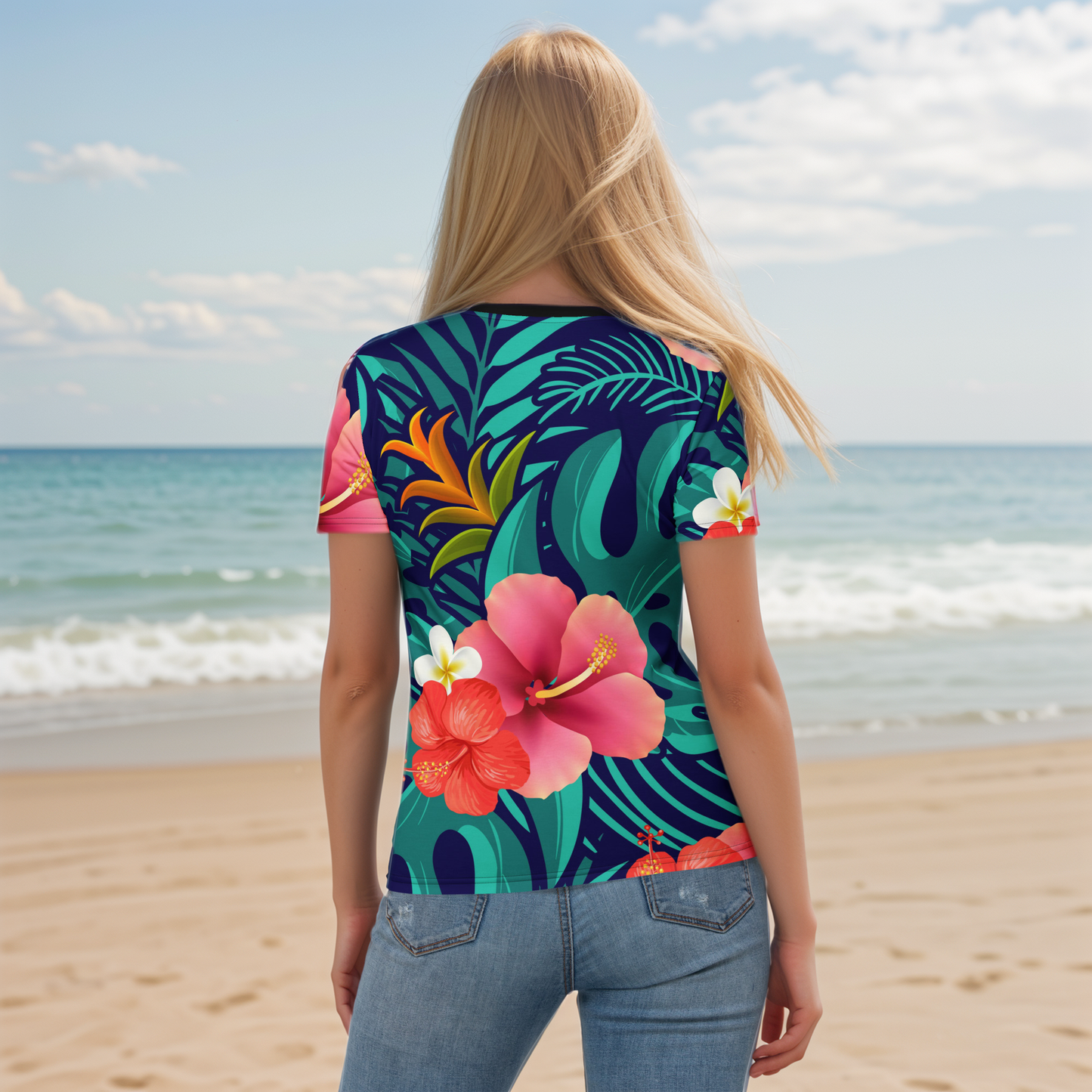Floral Seamless Pattern T-shirt
