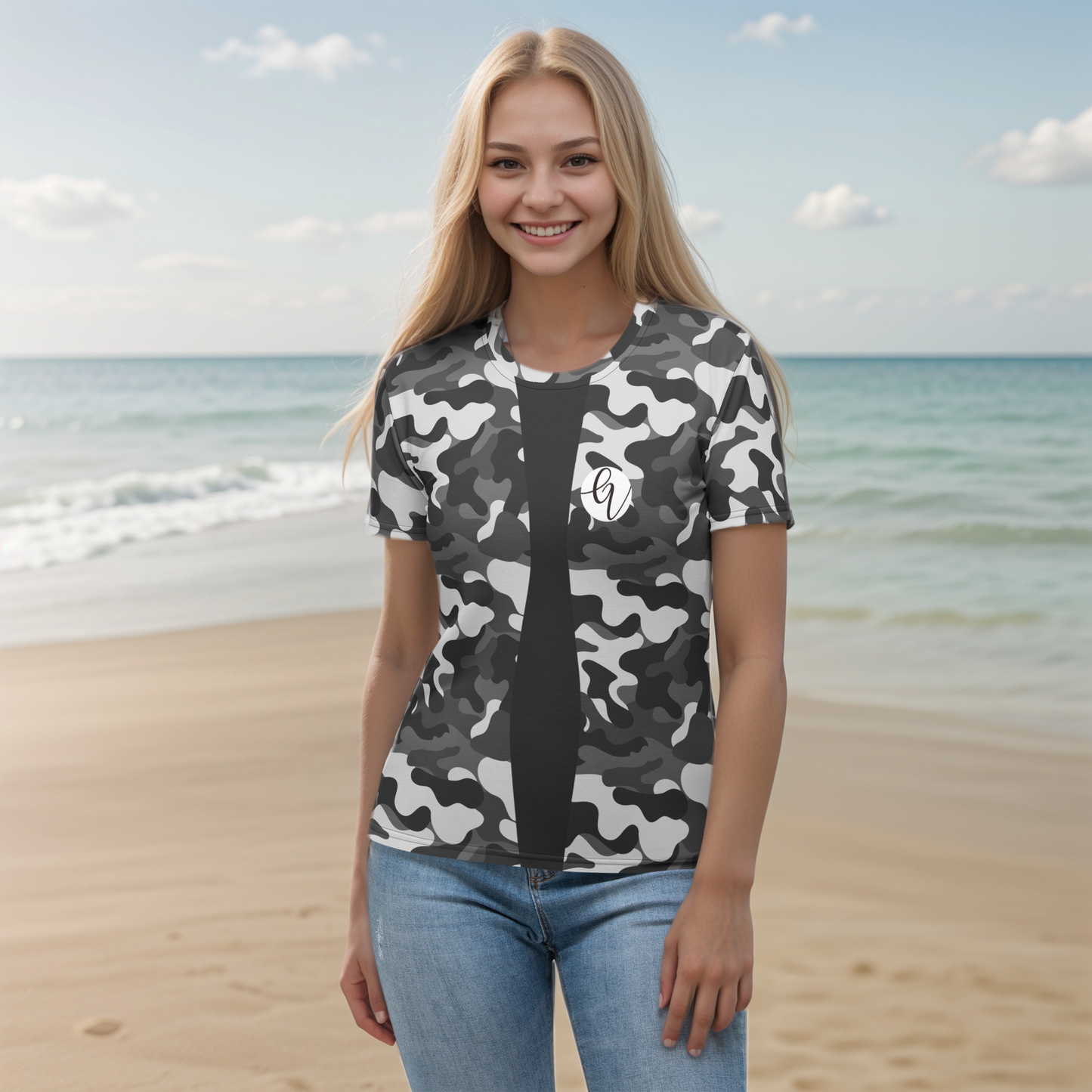 Grey Black Army T-shirt