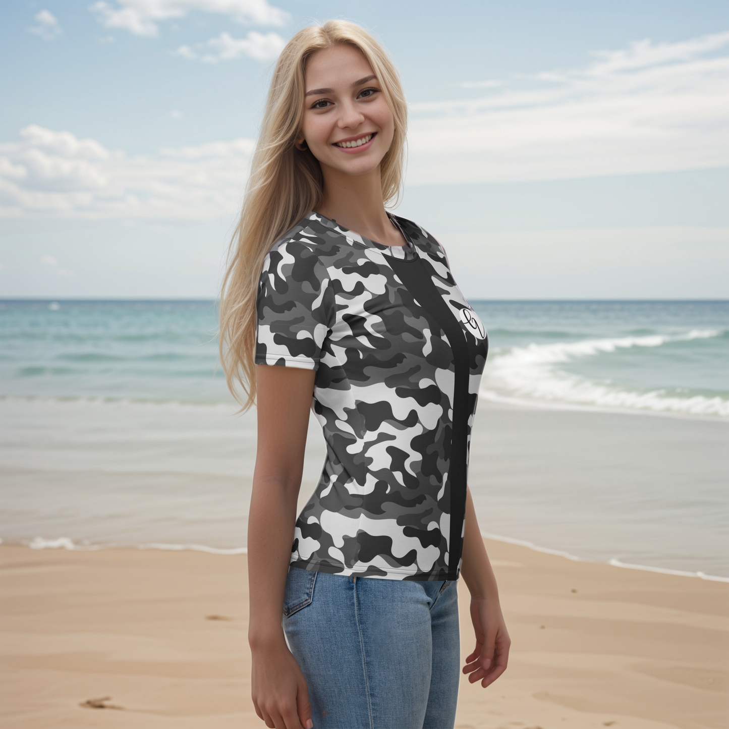 Grey Black Army T-shirt