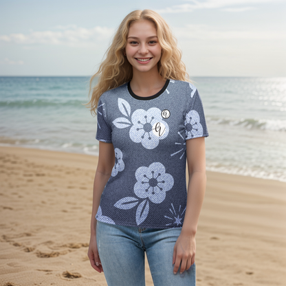 Grey Flower T-shirt