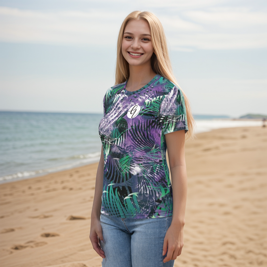 Multicolored Crossover T-shirt