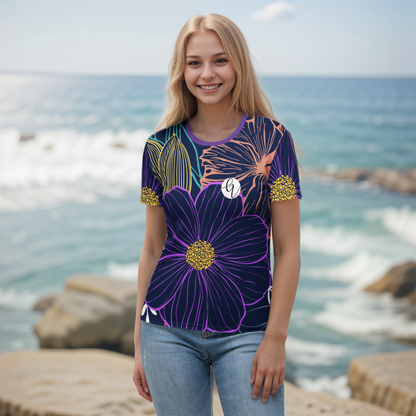 Navy Floral T-shirt