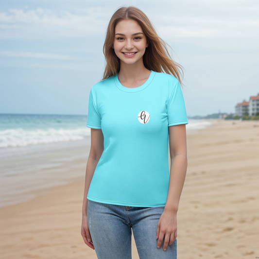 Neon Blue Colored T-shirt