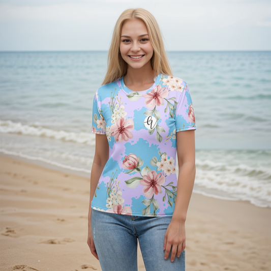 Leaves And Floral T-shirt