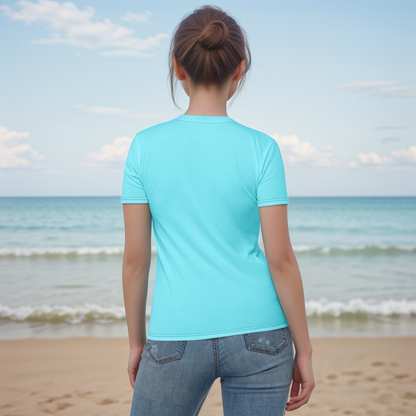 Neon Blue Colored T-shirt