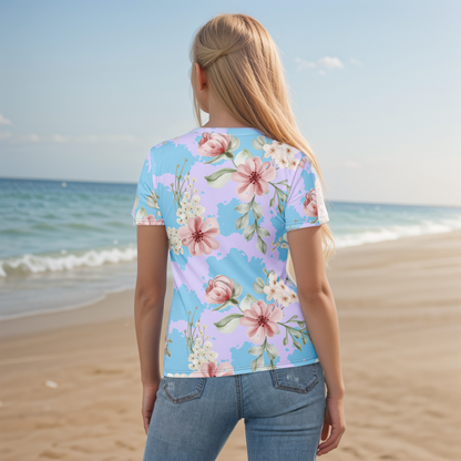 Leaves And Floral T-shirt
