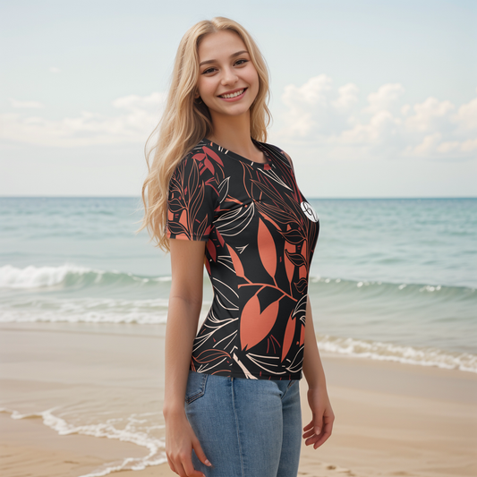 Palm Black Leaves T-shirt