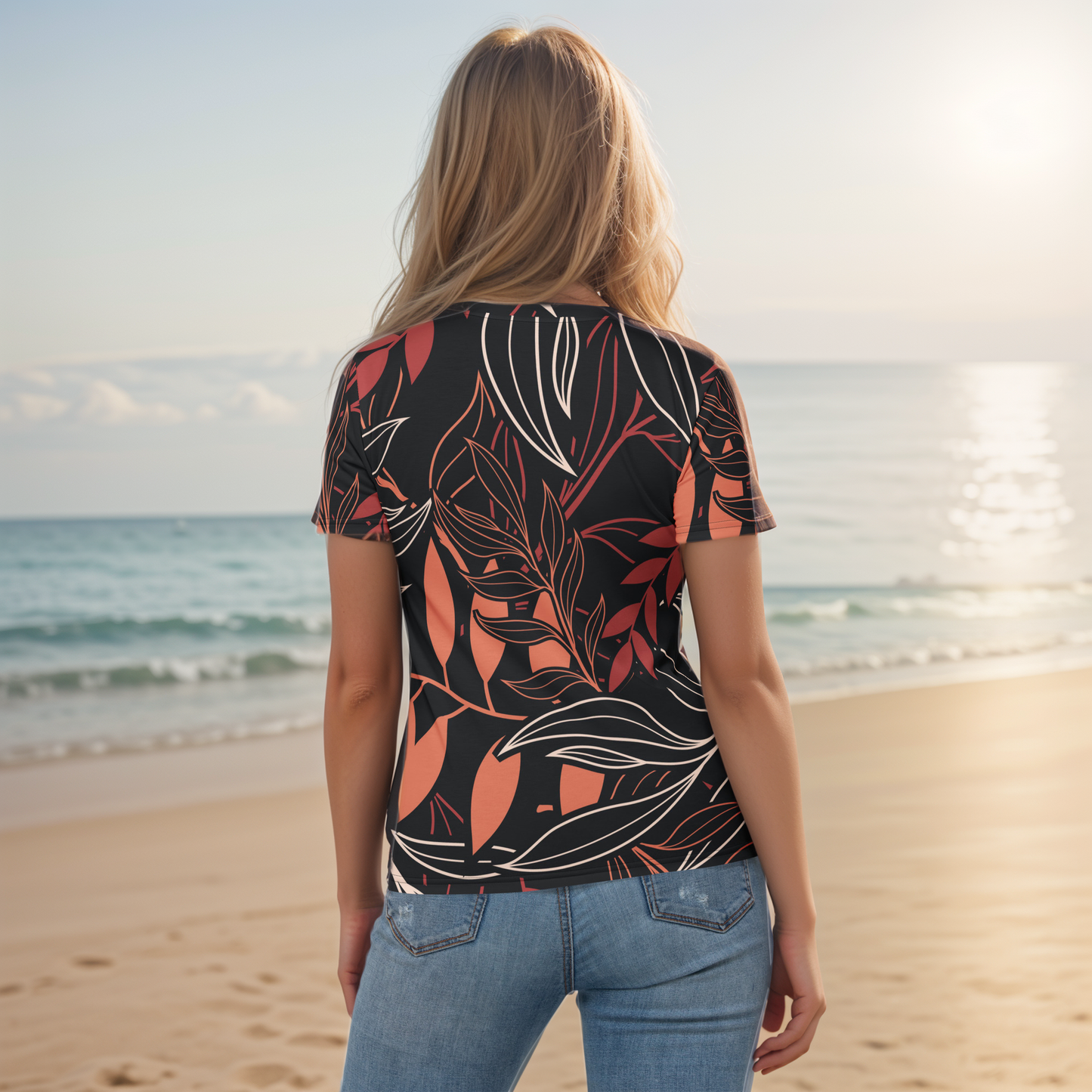 Palm Black Leaves T-shirt