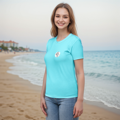 Neon Blue Colored T-shirt