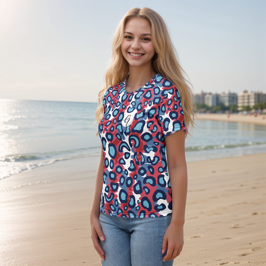 Leopard Design Pattern T-shirt