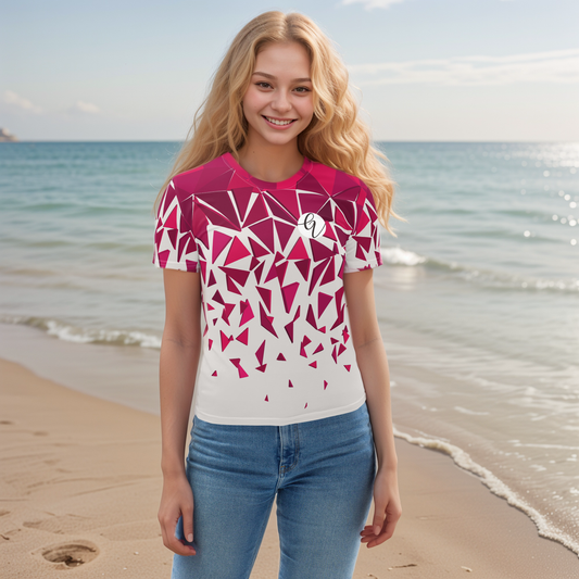 Red Ruby Mosaic T-shirt