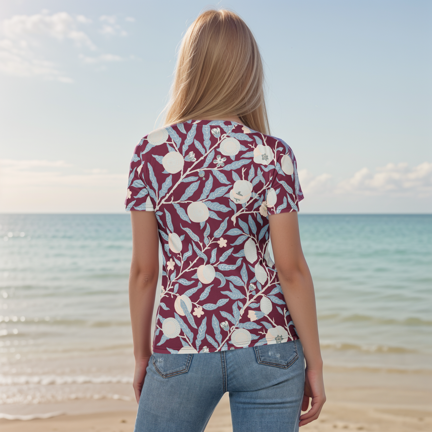 Red Floral T-shirt