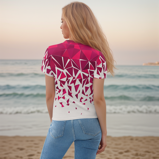 Red Ruby Mosaic T-shirt