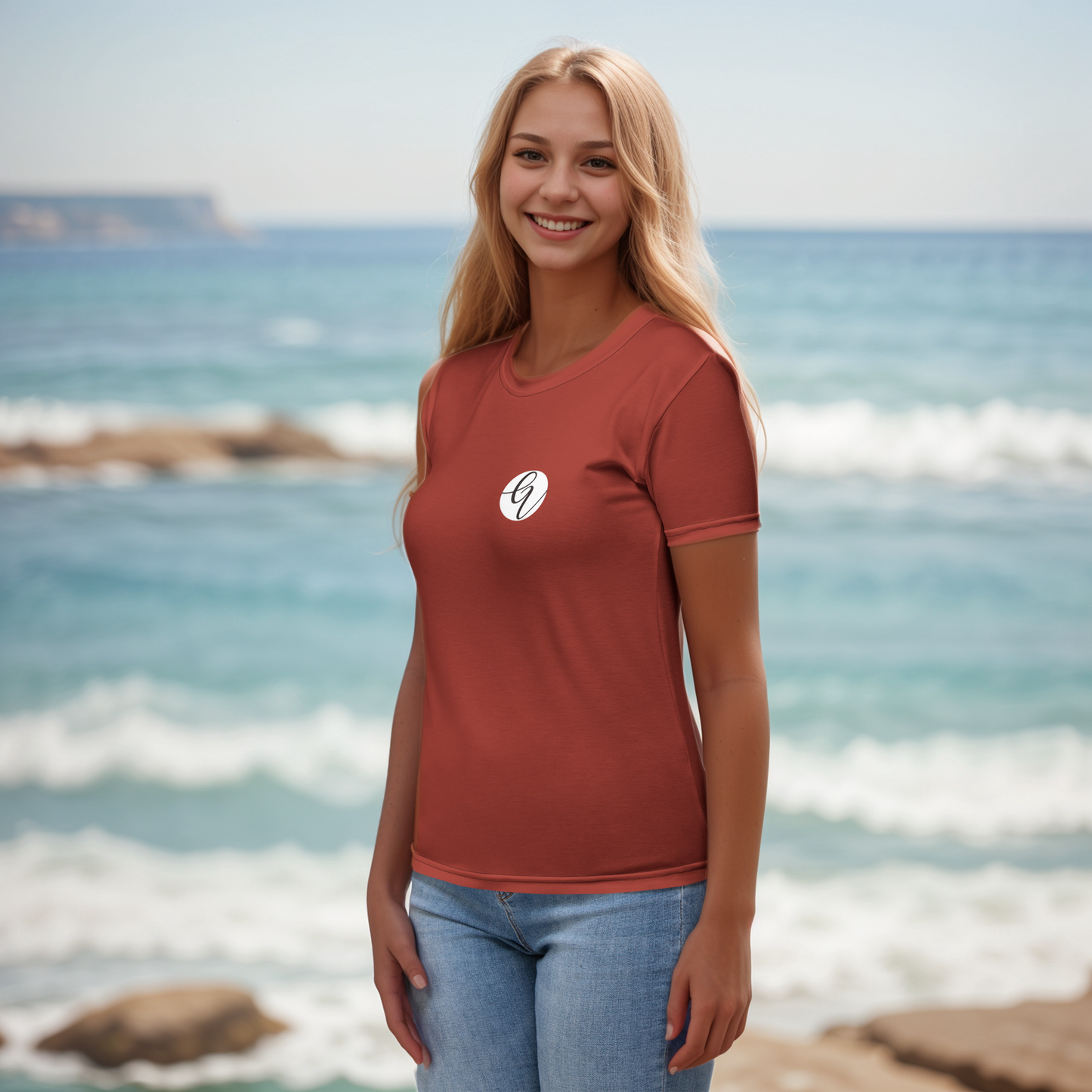 Red Dark Colored T-shirt