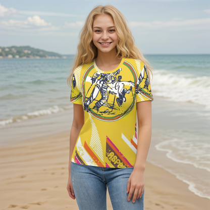 Yellow Skating Girl T-shirt