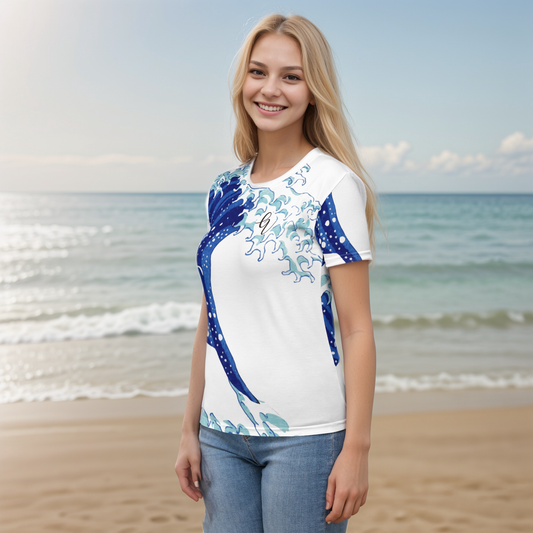 Wave Patterned T-shirt