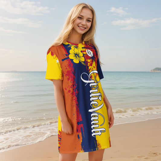 GirlieVault Yellow T-shirt dress