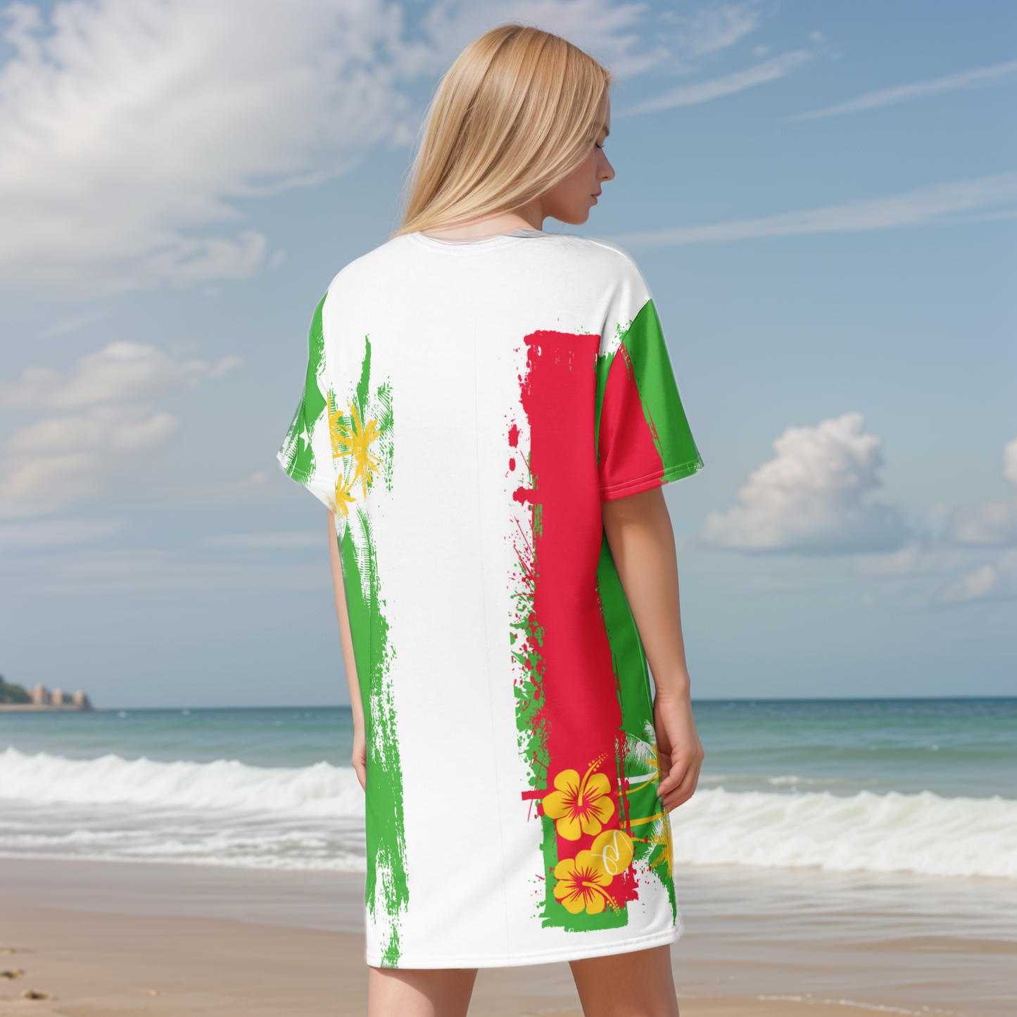 GirlieVault Green T-shirt dress