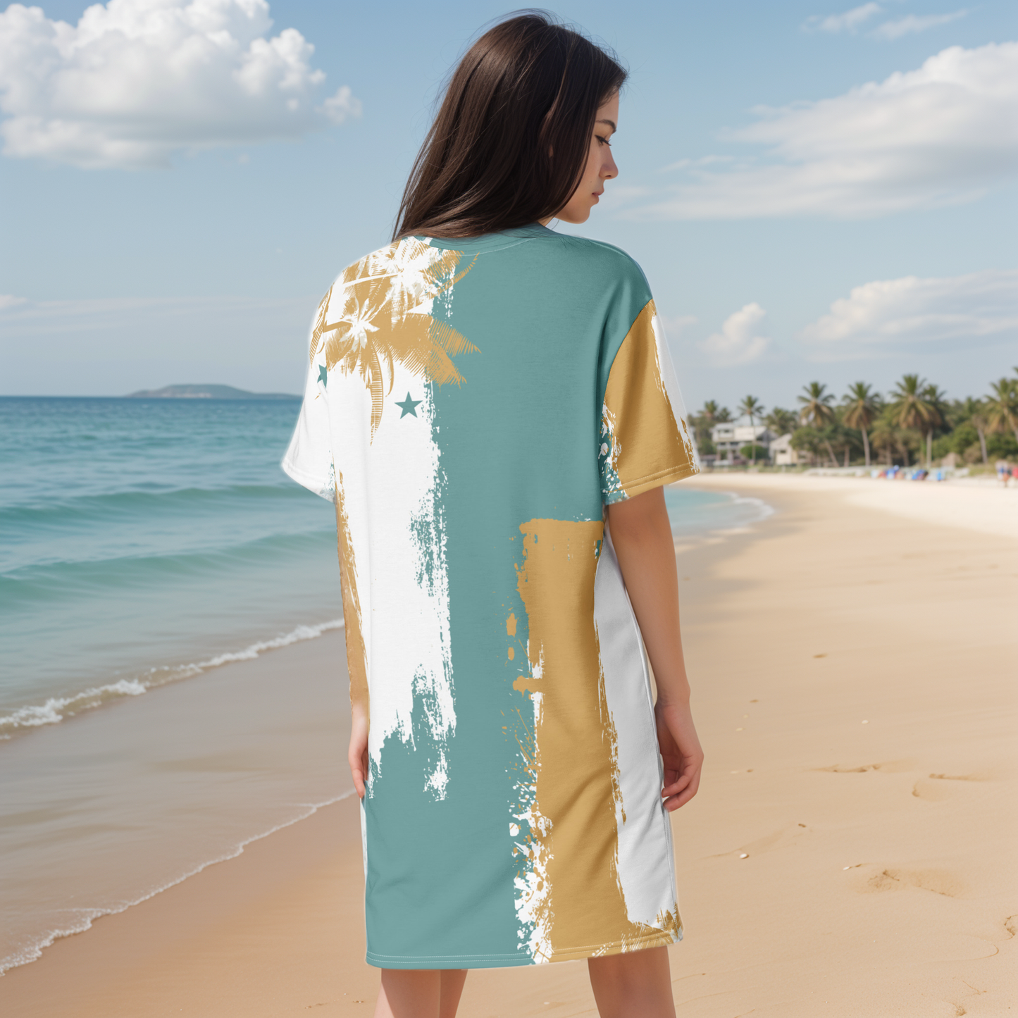 GirlieVault Brown Light T-shirt dress