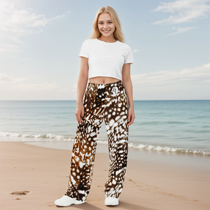 Bird Skin Wide Leg Pants