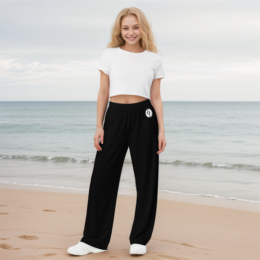 Black Colored Wide Leg Pants
