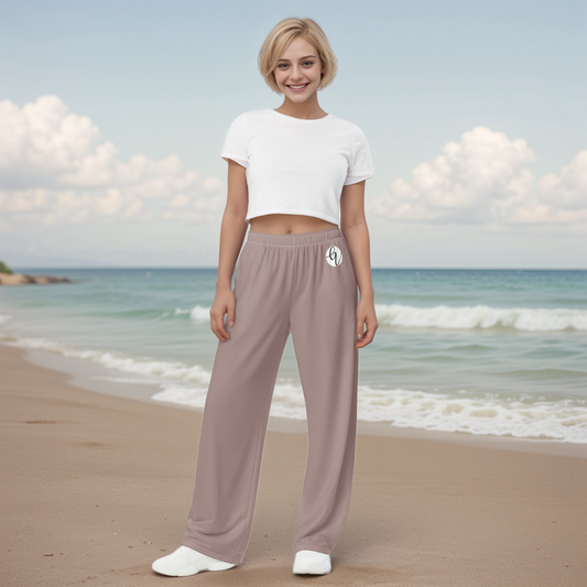 Brown Colored Wide Leg Pants