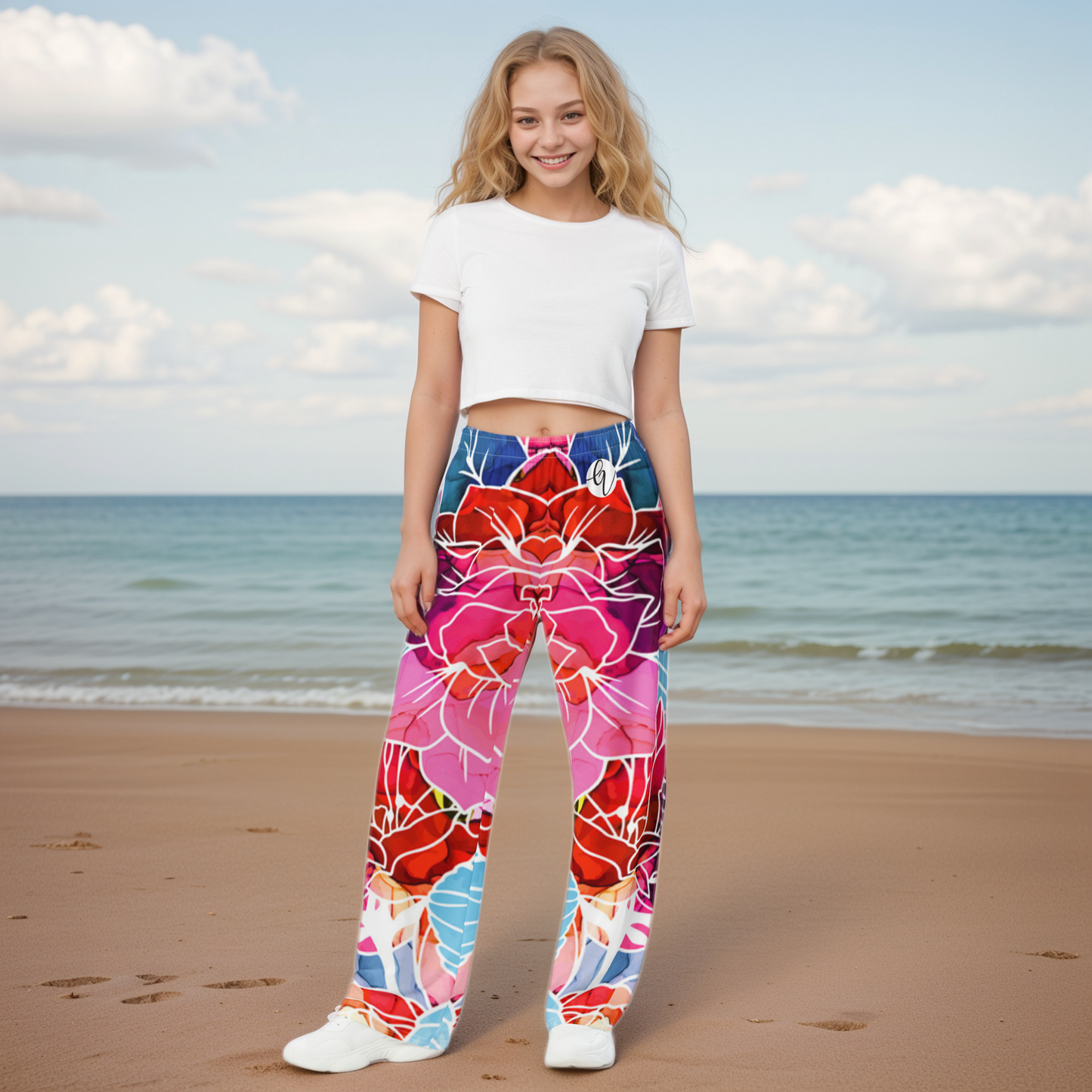 Floral Delight Wide Leg Pants