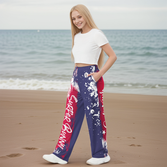 Blue Summers Wide Leg Pants