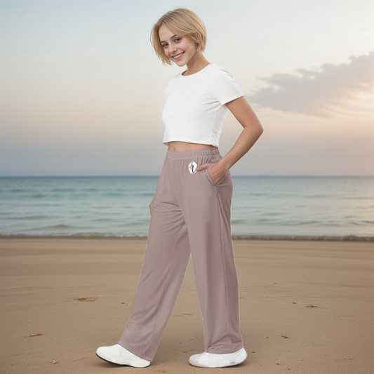 Brown Colored Wide Leg Pants