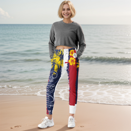 GirlieVault Blue Red Joggers