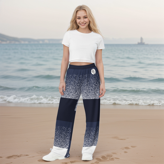 Sparking Blue Wide Leg Pants