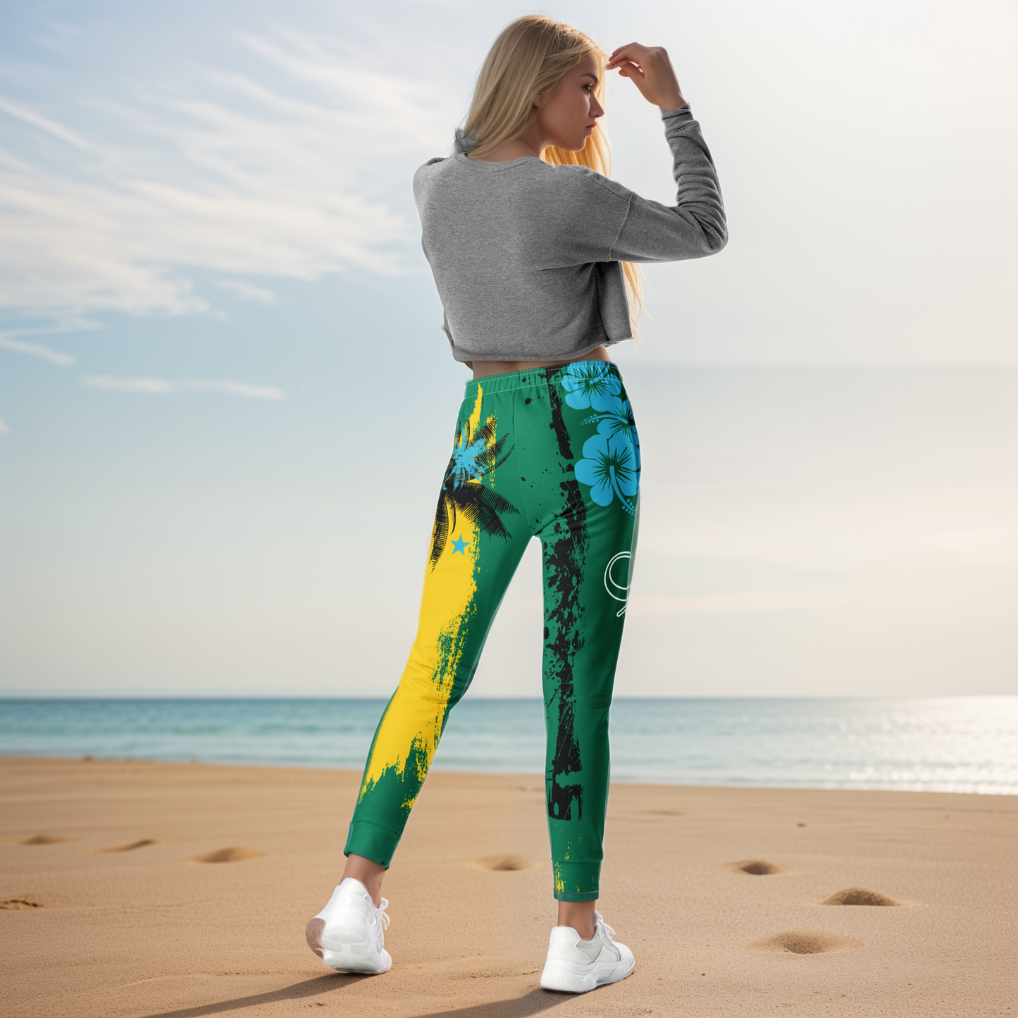 Girlie Vault Green -Yellow Joggers