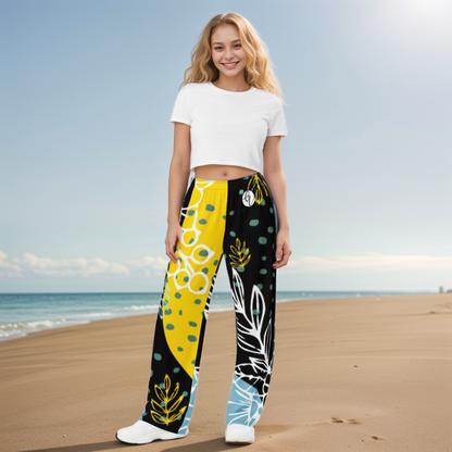 Yellow Yloral Wide Leg Pants