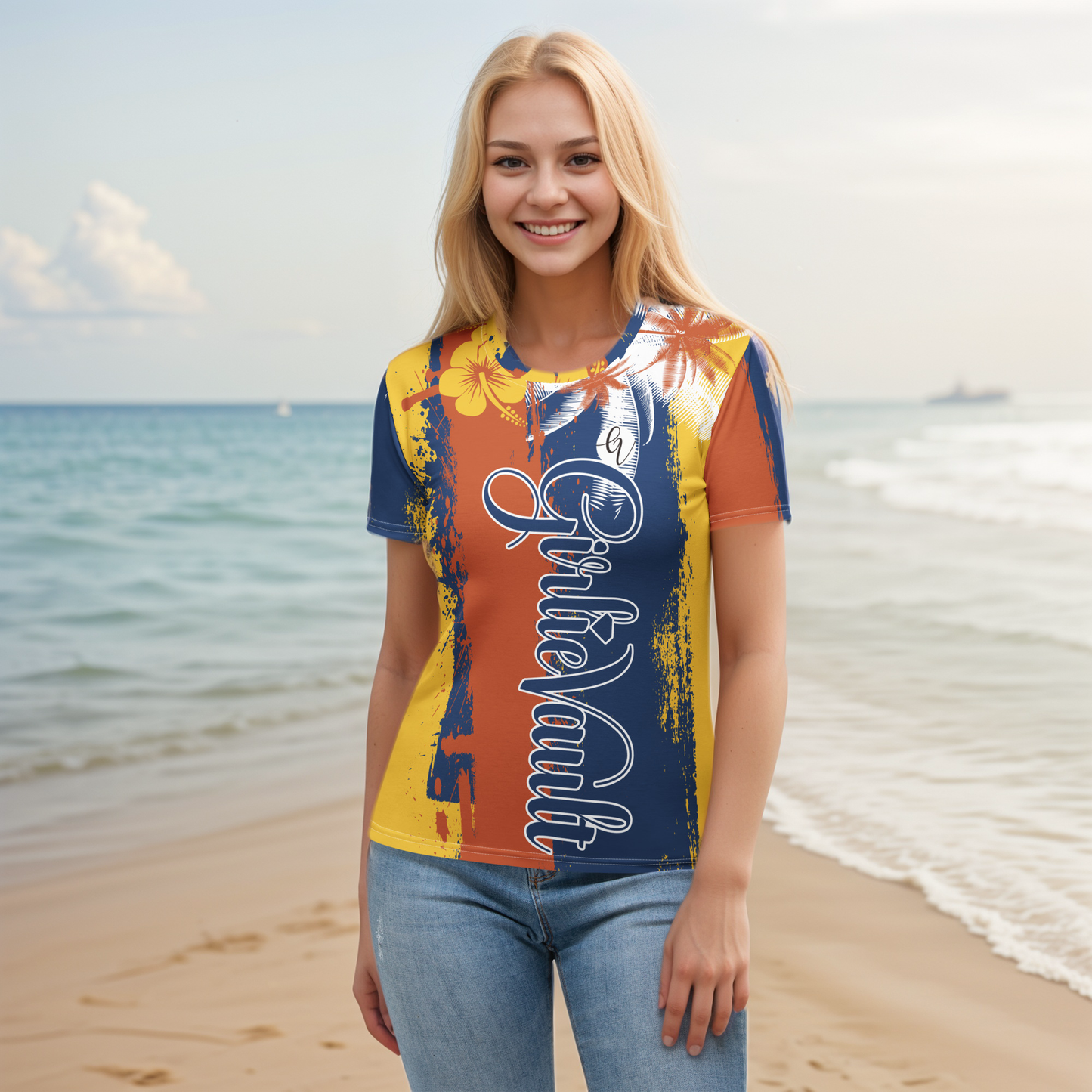 GirlieVault Orange T-shirt