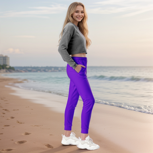Dark Purple Colored Joggers