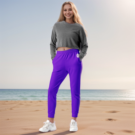 Dark Purple Colored Joggers