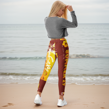 Brown Yellow Summers Joggers