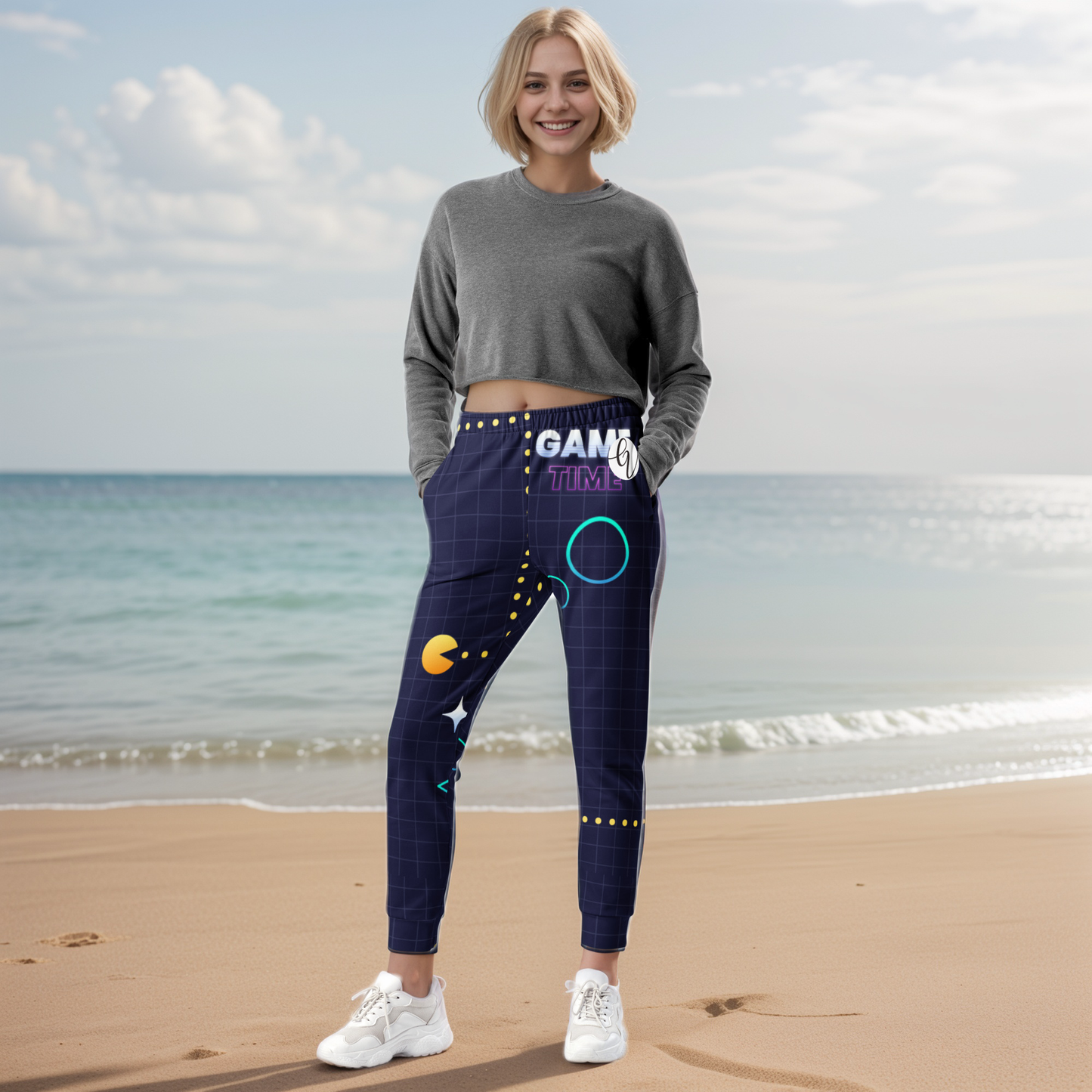 Game Patterned Joggers