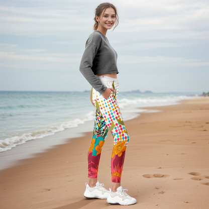 Floral Framed Joggers