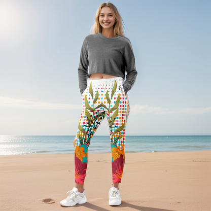 Floral Framed Joggers