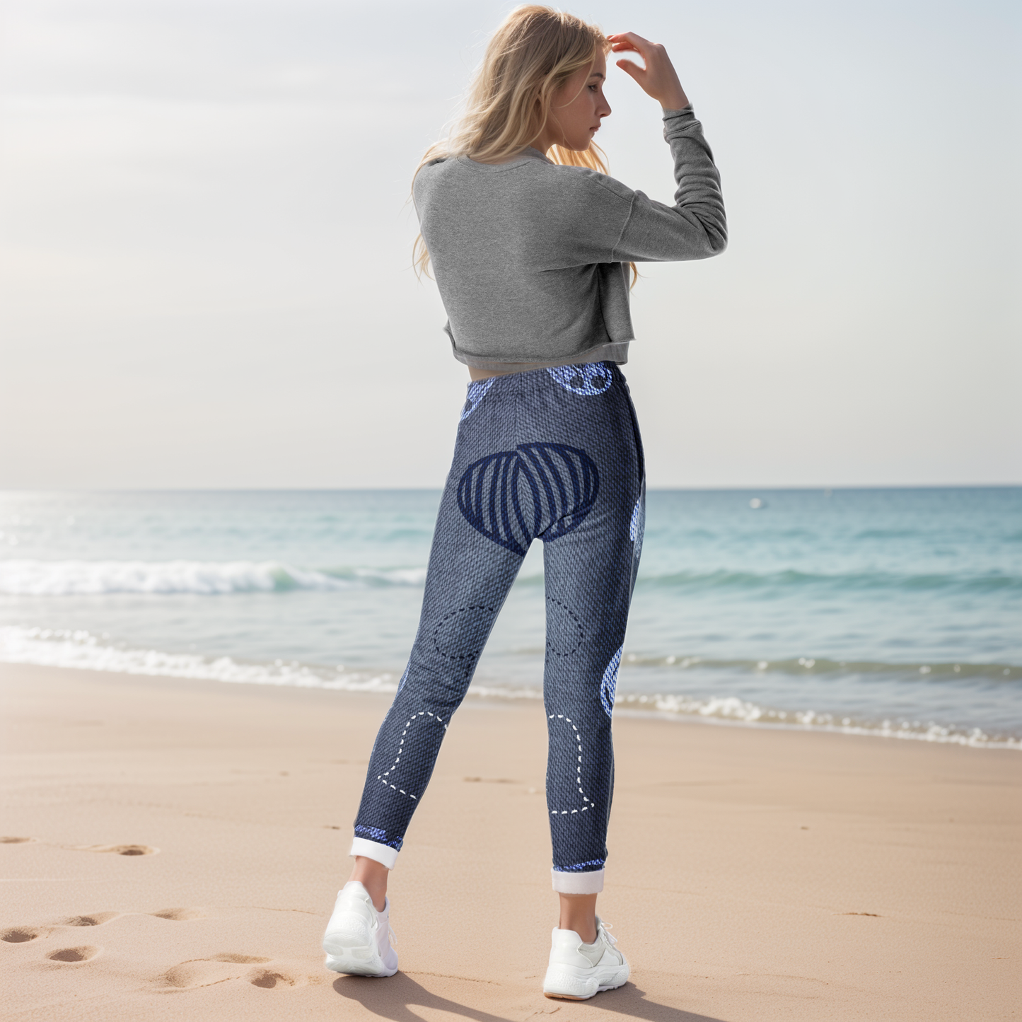 Grey Hearted Joggers