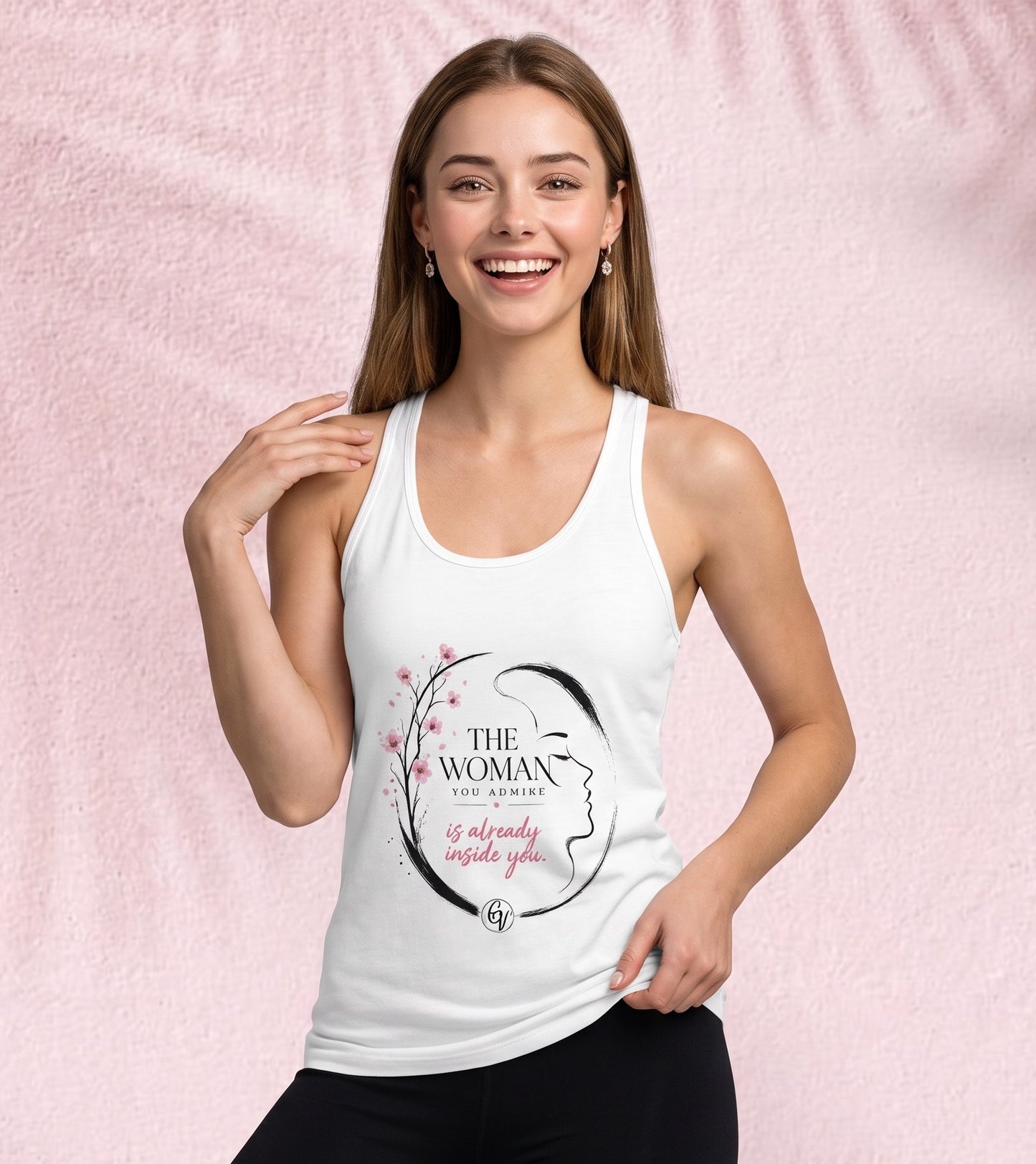 The women you admire Cut & Sew Tank Top