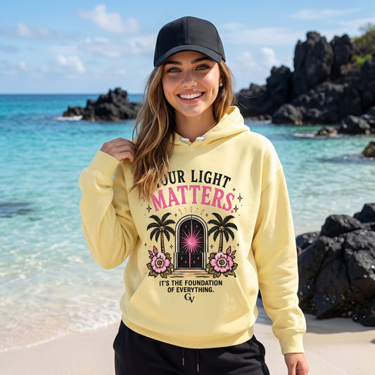 Your light Matters Vault cotton hoodie