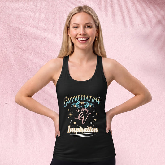 Appreciation is my Inspiration Cut & Sew Tank Top
