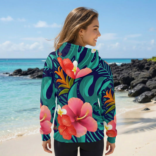 Floral Seamless Pattern Hoodie