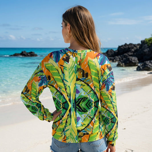 Leaves Floral Sweatshirt