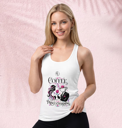 Coffee is my prince charming Cut & Sew Tank Top