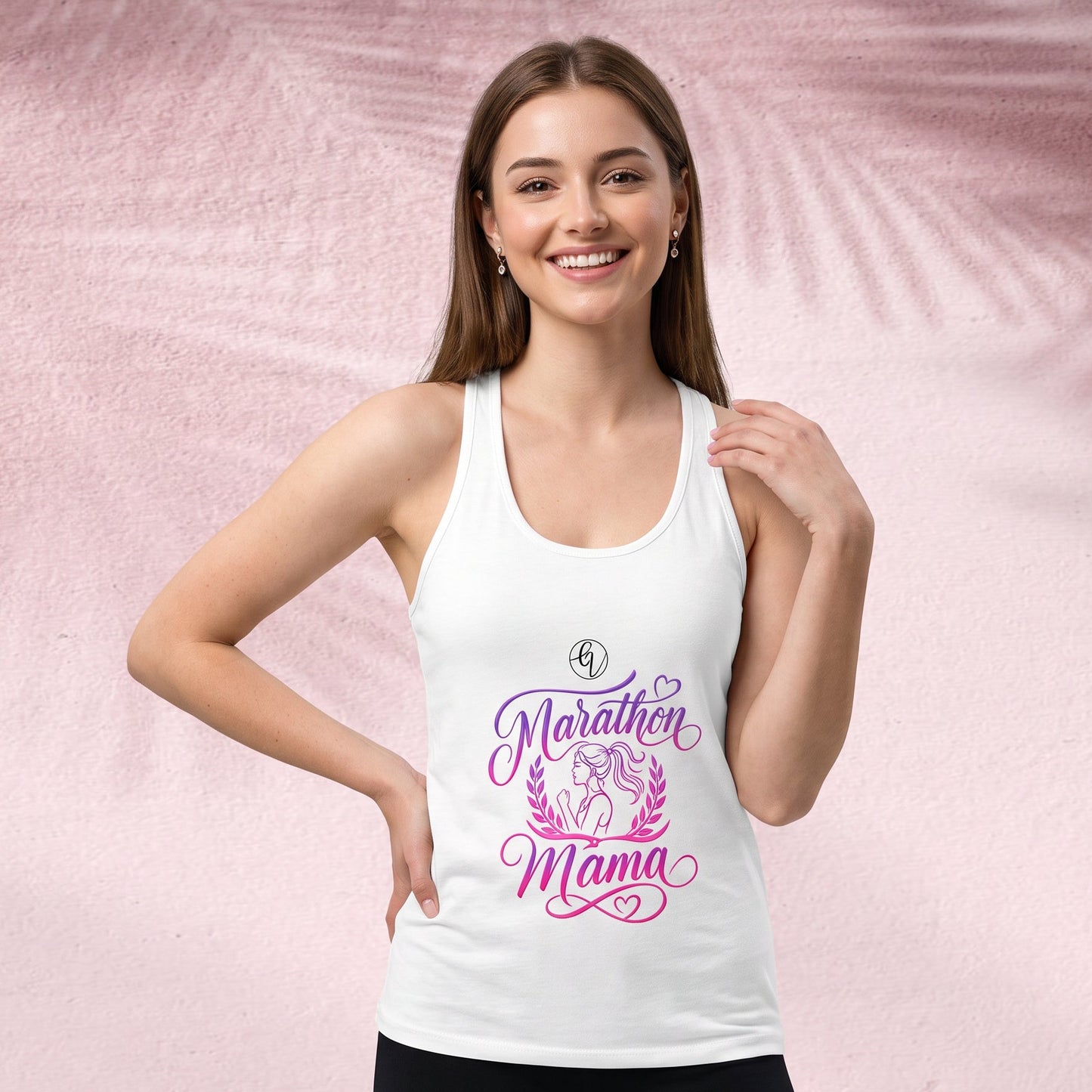 Marathon Mama Cut & Sew Tank Top